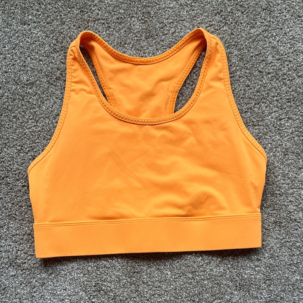 Fabletics Vibrant Orange Sports Bra